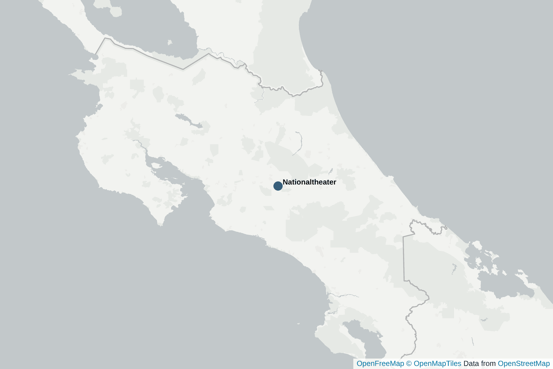 Karte von Nationaltheater